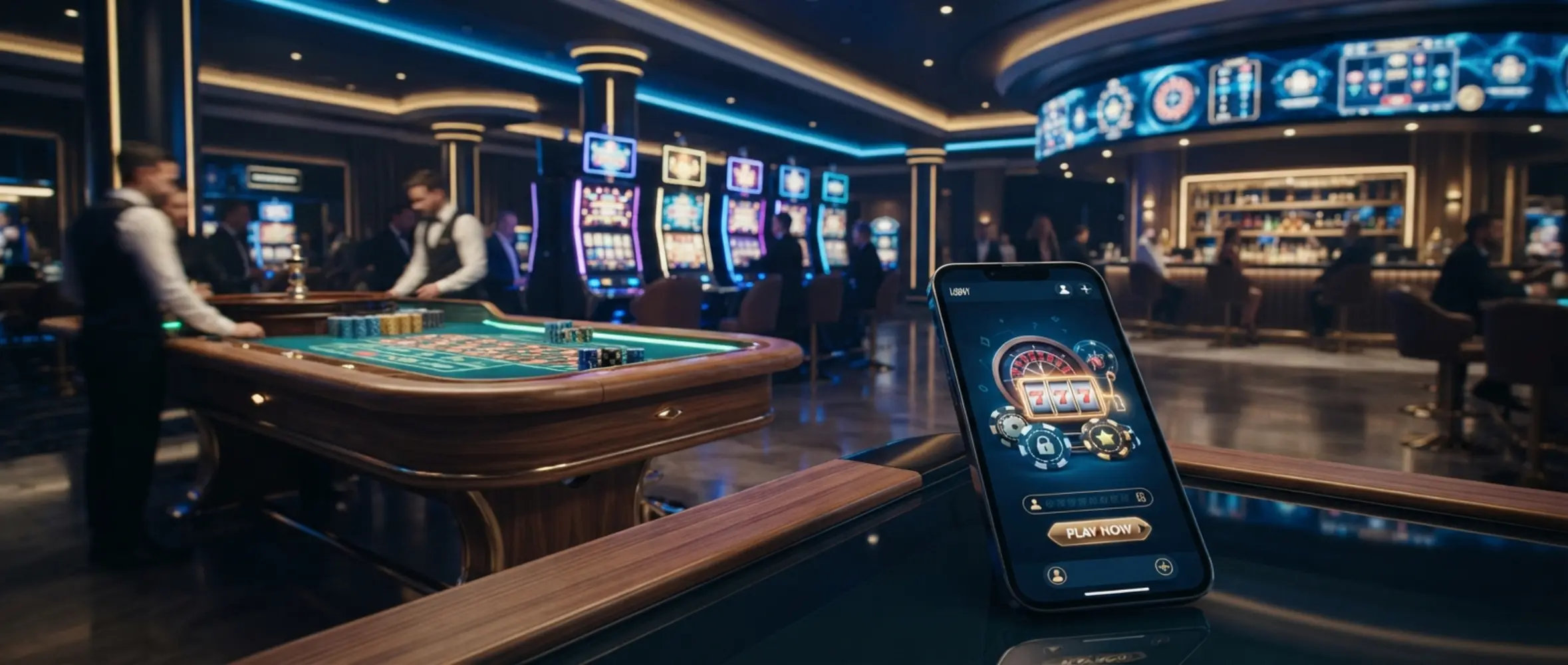 BetX Casino Login Banner Night-themed BetX style gaming lobby banner with mobile play and security focus