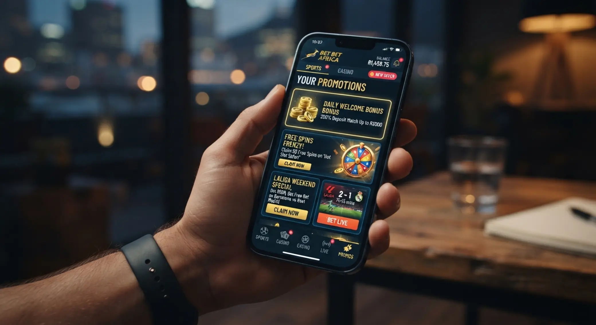 Using Betx and BetXchange bonuses on a mobile phone